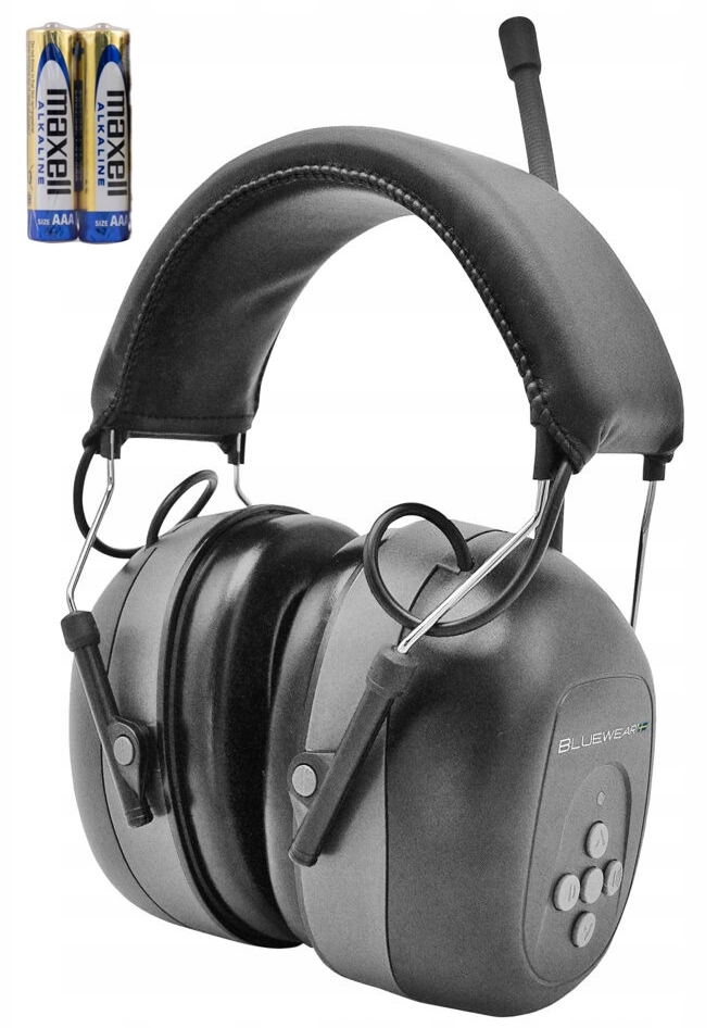 Blue Wear 018457 protihlukové slúchadlá + alkalická batéria Maxell AAA (R3) 4 ks.